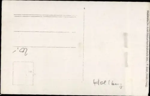 Foto Ak Heidelberg am Neckar, Villa