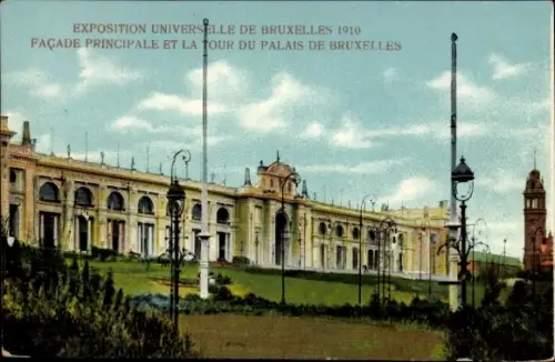 CPA Exposition Universelle de Bruxelles 1910, Palais de Bruxelles