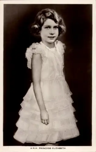Ak Elisabeth II. von England, Princess Elizabeth II., Portrait als Kind