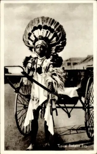 Ak Südafrika, Typical Ricksha Boy