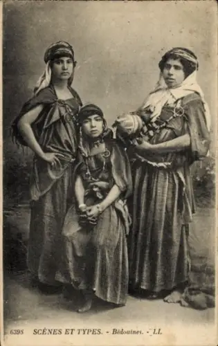 CPA Scenes et Types, Bédouines