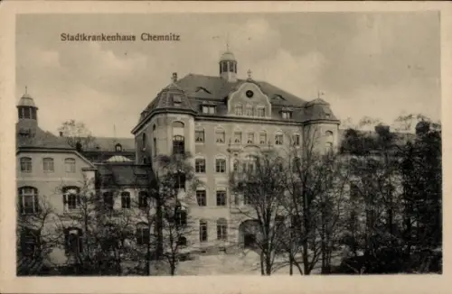 Ak Chemnitz in Sachsen, Stadtkrankenhaus