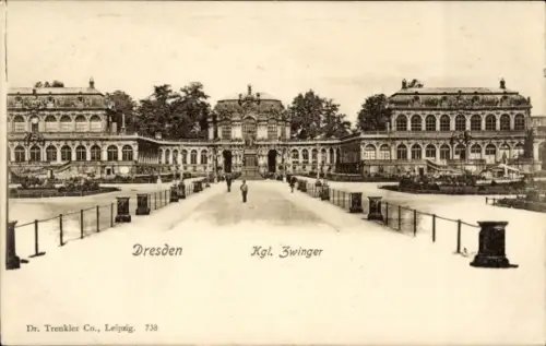 Ak Dresden Altstadt, Zwinger