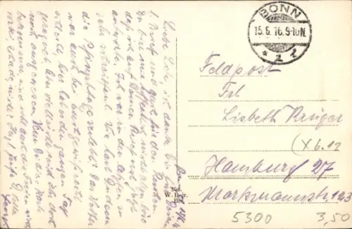 Ak Bonn am Rhein, Bonn am Rhein, Rheinanlagen, Oberbergamt