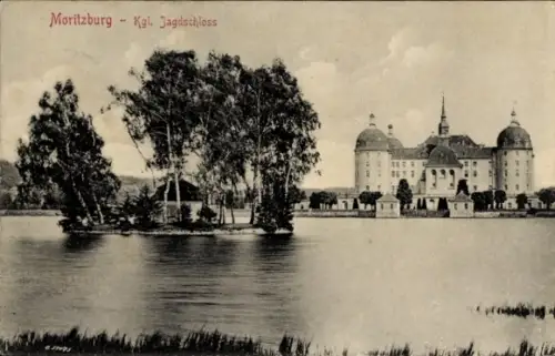 Ak Moritzburg in Sachsen, Jagdschloss