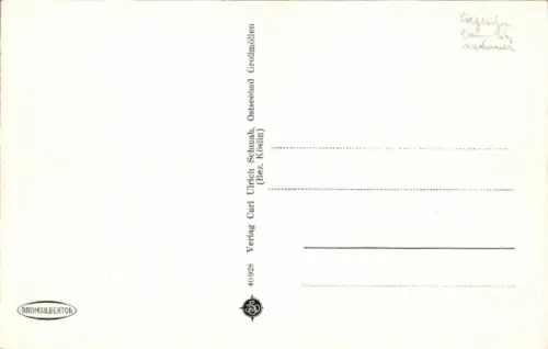 Ak Mielno Großmöllen Pommern, Strandblick