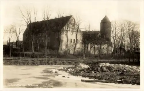 Ak Świdwin Schivelbein Pommern, Schlossansicht
