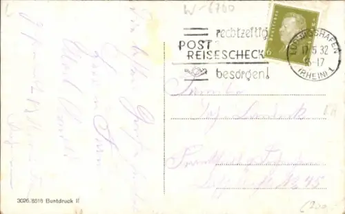 Ak Ludwigshafen am Rhein, Ludwigstraße Rheinblock, Straßenbahn