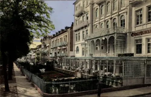 Ak Bad Homburg vor der Höhe Hessen, Kurpromenade