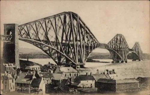 PC South Queensferry Scotland, Forth Bridge, Tuck 2019