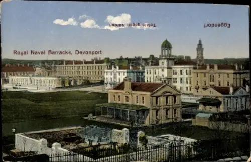 Ak Devonport Plymouth Devon England, Royal Naval Barracks