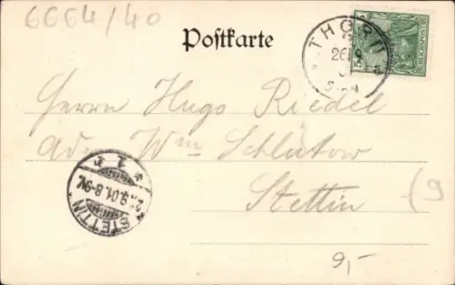 Passepartout Ak Toruń Thorn Westpreußen, Eisenbahnbrücke