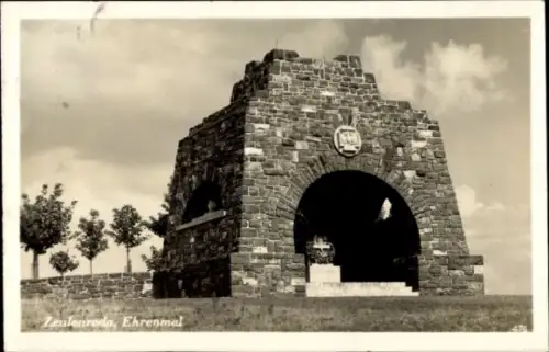 Ak Zeulenroda in Thüringen, Ehrenmal