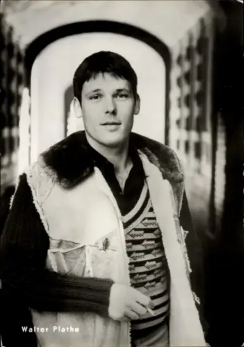 Ak Schauspieler Walter Plathe, Portrait