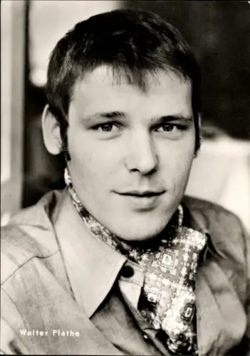 Ak Schauspieler Walter Plathe, Portrait