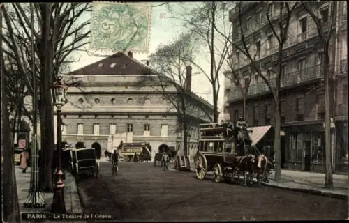 Ak Paris, Le Theatre de l'Odeon