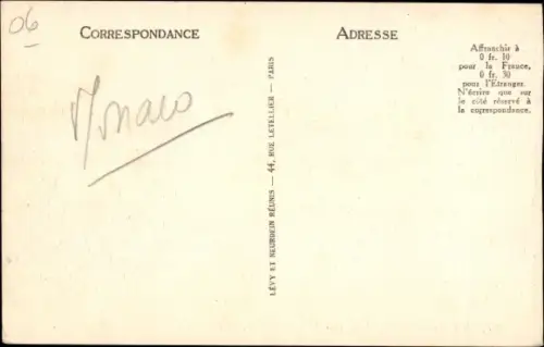 Ak Monte Carlo Monaco, Avenue de Monte Carlo, Straßenbahn