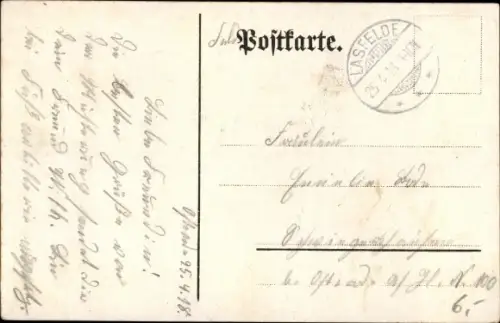 Litho Musterung, Kaiserreich, Soldatenliebe