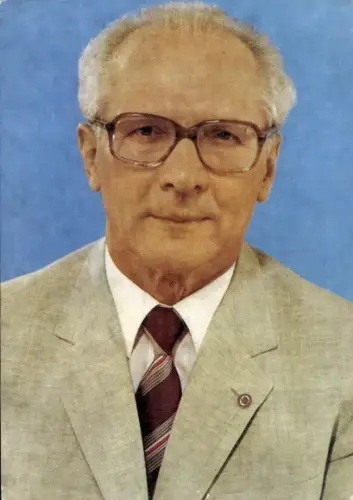 Ak Erich Honecker, Generalsekretär des ZK der SED, 25 Jahre ZV, Zivilverteidigung der DDR