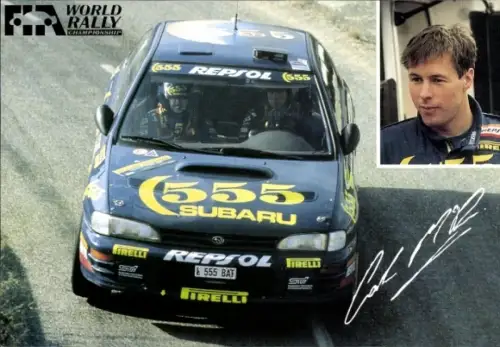 Ak FIA-Rallye-Weltmeisterschaft 1995, Marken-Weltmeister 1995, Fahrer Colin McRae/Derek Ringer