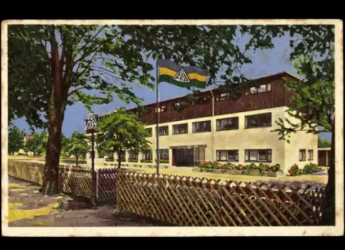 Ak Friedrichshafen am Bodensee, Jugendherberge Graf Zeppelin