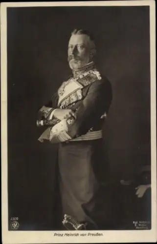 Ak Prinz Heinrich von Preußen, Porträt in Uniform