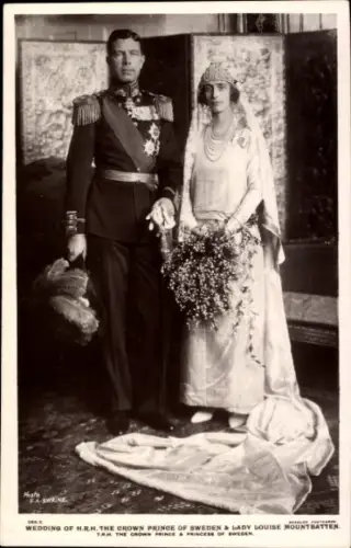 Ak H.R.H. The Crown Prince of Schweden and Lady Louise Mountbatten