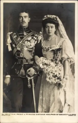 Ak Prinz Gustav Adolf, Margaret of Connaught