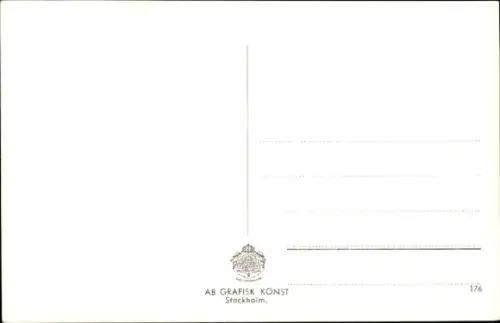 Ak König Gustaf VI Adolf