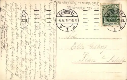 Ak Döhren Hannover, Döhrener Turm, Straßenbahn, Gebäude, 