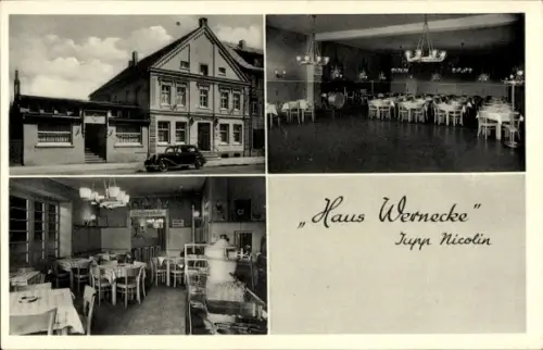 Ak Neheim Hüsten Arnsberg im Sauerland, Haus Wernecke, Bahnhofstraße 135