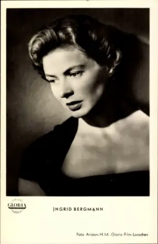 Ak Schauspielerin Ingrid Bergman, Portrait