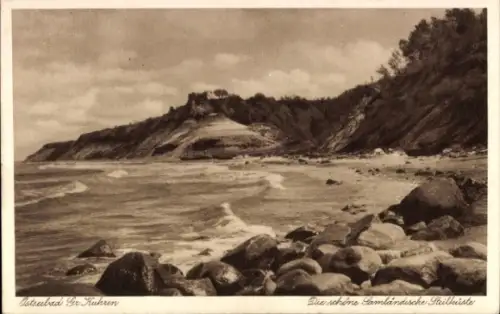 Ak Primorje Ostseebad Groß Kuhren Ostpreußen, Steilküste
