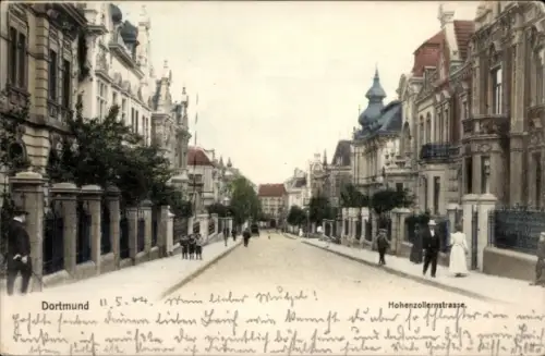 Ak Dortmund im Ruhrgebiet, Hohenzollernstraße