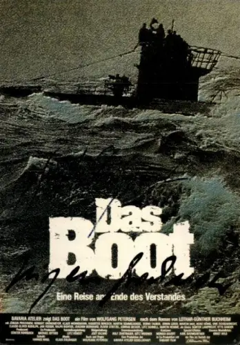 Ak Schauspieler Jürgen Prochnow, Günter Lamprecht, Das Boot, Autogramm