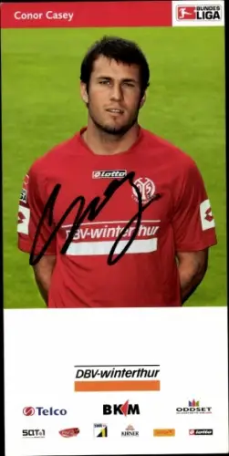 Autogrammkarte Fußballer Conor Casey, 1. FSV Mainz 05, Autogramm