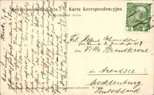 Ak Frau in ukrainischer? Tracht, Porträt