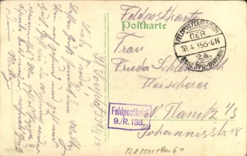 Künstler Ak Graf von Zeppelin, Porträt