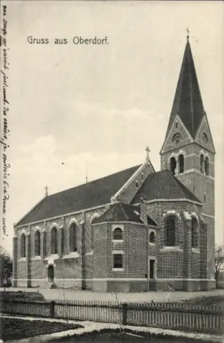 Ak Oberdorf Langenargen am Bodensee, Kirche