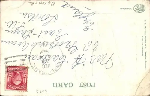 Präge Ak Glückwunsch Neujahr 1909, Zeppelin, Glücksklee, Erde