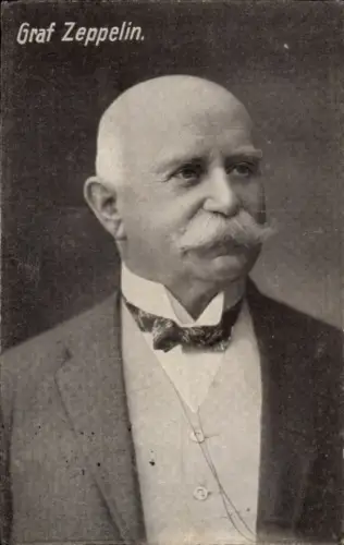 Ak Ferdinand Graf von Zeppelin, Portrait