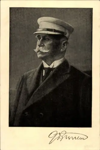 Ak Ferdinand Graf von Zeppelin, Sterbedatum 8 März 1917