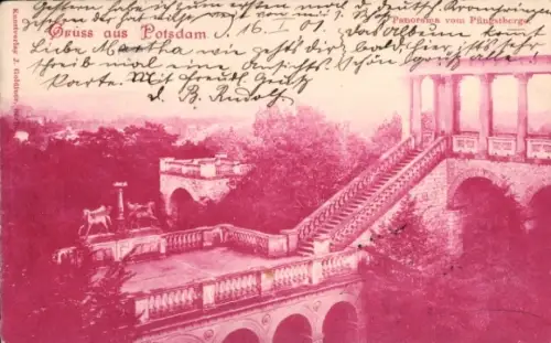 Ak Potsdam, Panorama vom Pfingstberg