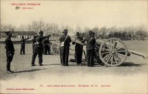 CPA Artillerie française, 20e Regiment, Artillerie de campagne