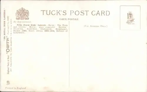 PC 5th Royal Irish, Lancers