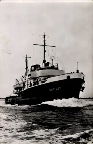 Ak Dampfer Gele Zee, Schlepper
