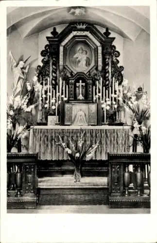 Ak Schönstatt Vallendar am Rhein, Altar, Kircheninneres
