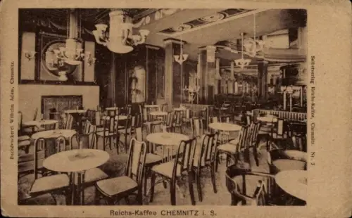 Ak Chemnitz in Sachsen, Reichs-Kaffee