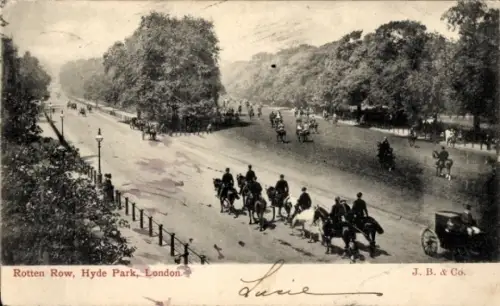 Ak London, Rotten Row, Hyde Park