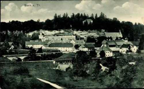 Ak Stein an der Traun Traunreut Oberbayern, Gesamtansicht